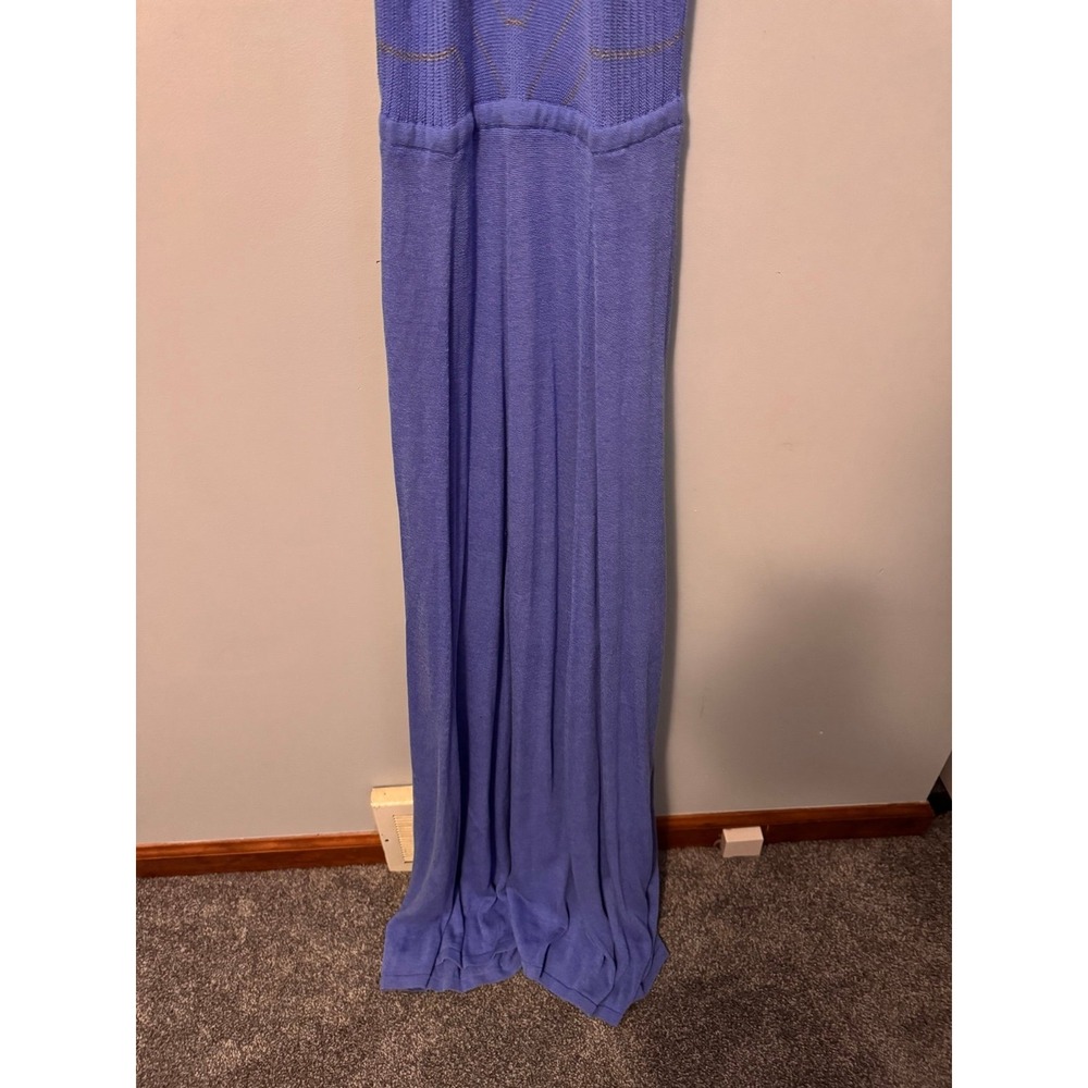 Victoria Secret Blue Sleeveless, Floor-Length Maxi Dress W/ Razorback Design - Picture 6 of 12